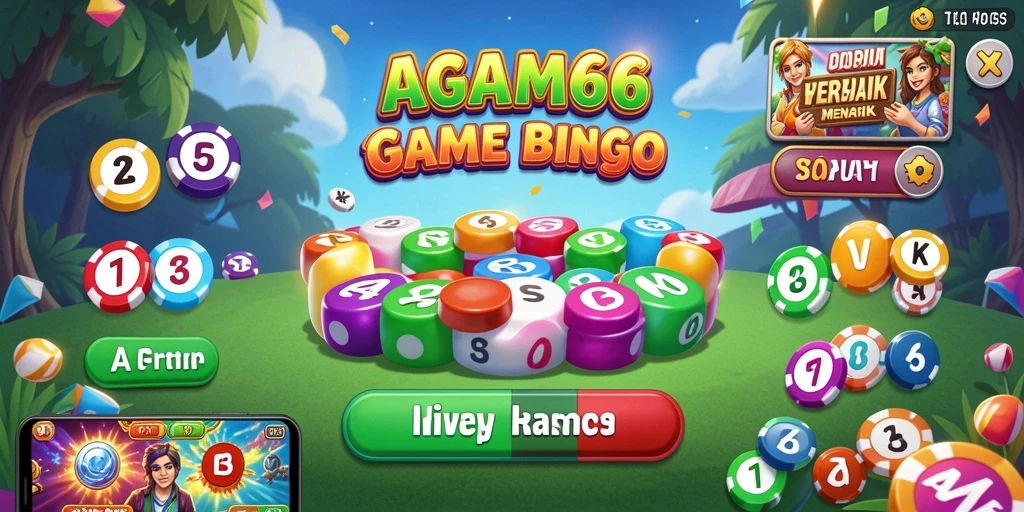 Tampilan menarik saat bermain Bingo di AGAM66 dengan fitur interaktif.