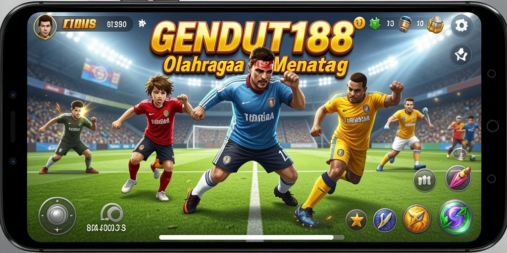 Tampilan gameplay mendebarkan dari GENDUT188