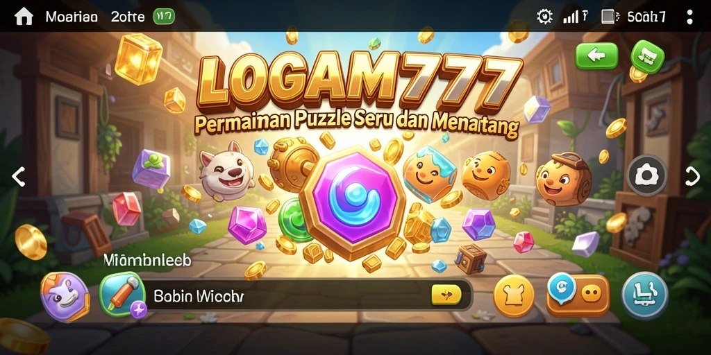 Tampilan gameplay LOGAM777 yang seru dan menantang.