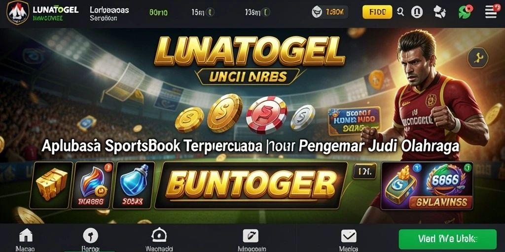 Tampilan menarik dari gameplay taruhan olahraga di LUNATOGEL.