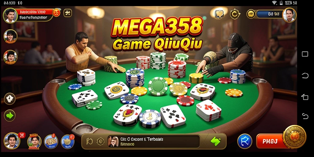 Screenshot gameplay QiuQiu yang menampilkan keseruan permainan.