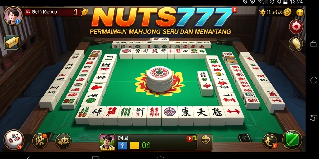 Tampilan menarik dari gameplay <strong>NUTS777</strong> yang penuh tantangan Mahjong.