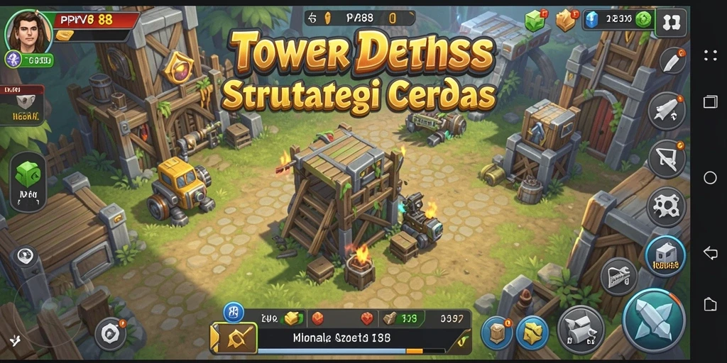 Tampilan gameplay PPV88 yang mendebarkan dalam Tower Defense.