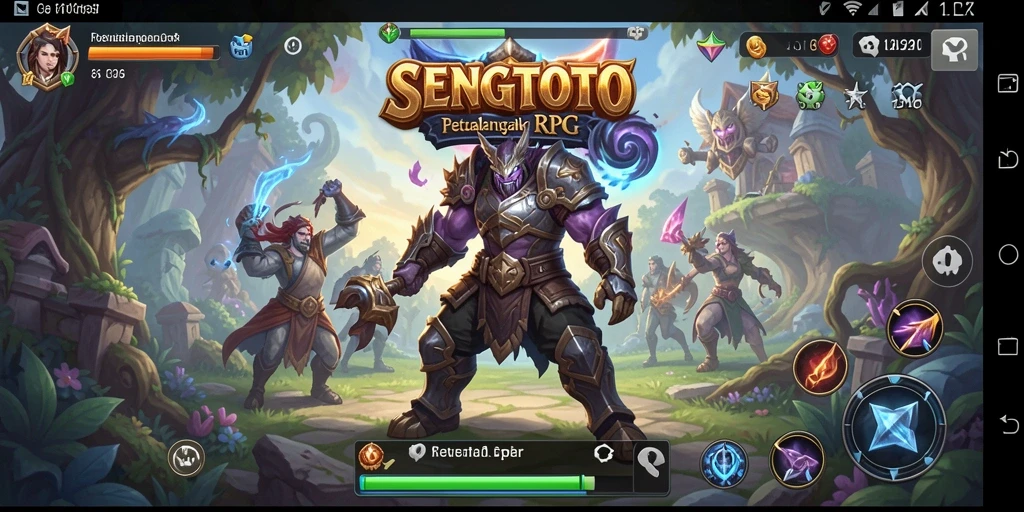 Tampilan gameplay RPG SENGTOTO yang mendebarkan